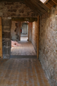 The corridor that connects the upstairs activity rooms.